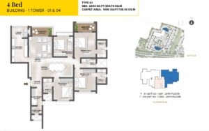 prestige-city-avalon-park-4-bedroom-plan